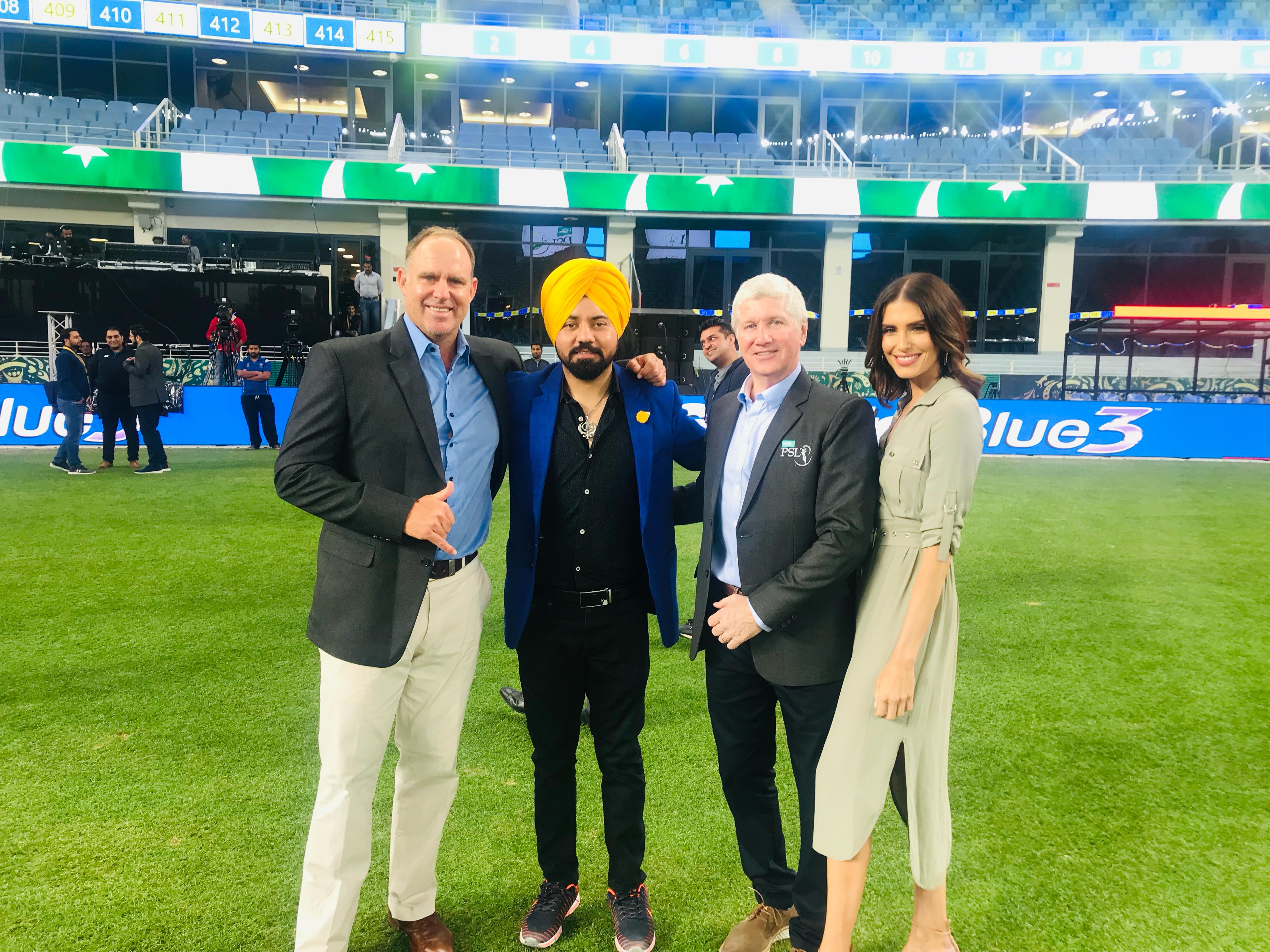 With International Cricket Commentators