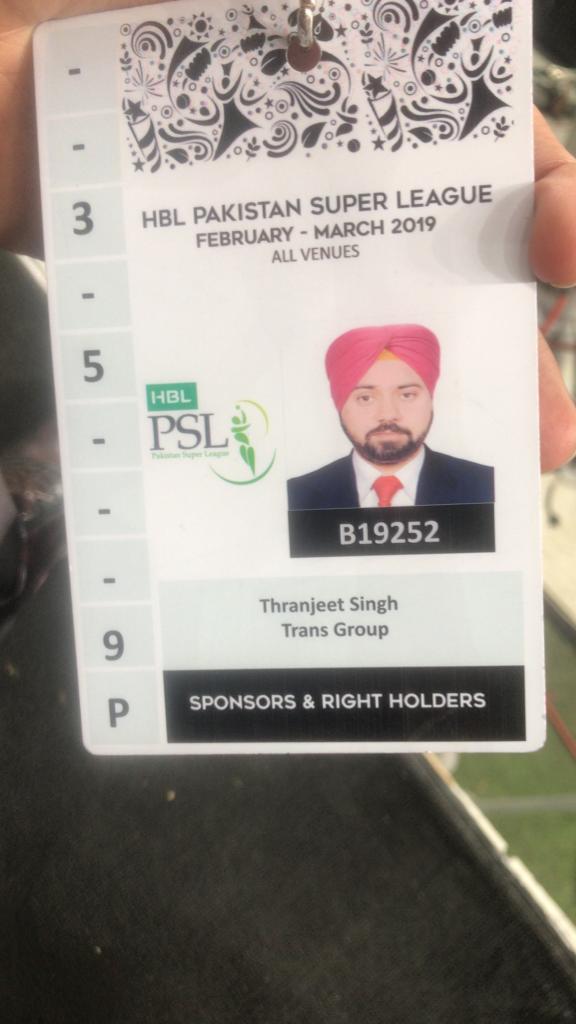PSL 2019 ID Card