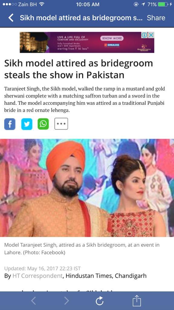 Sikh Model Article