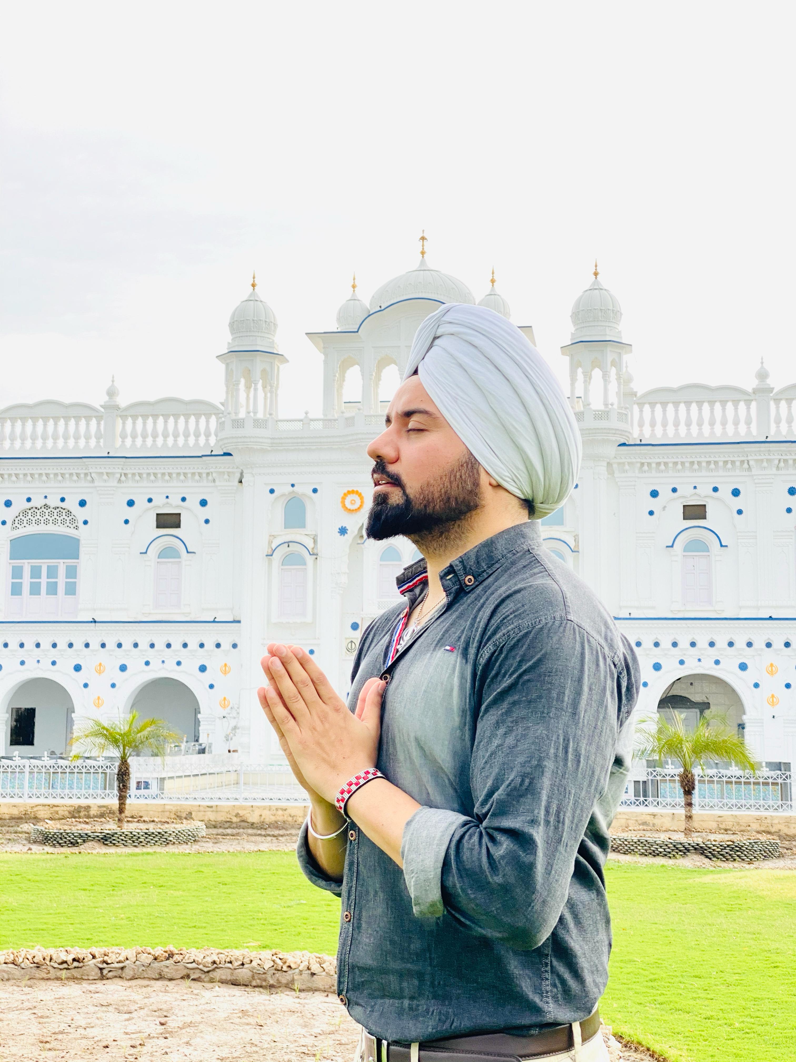 Taranjeet at Gurdwara